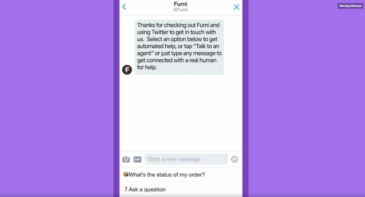 Twitter Introduces Welcome Messages, Quick Replies