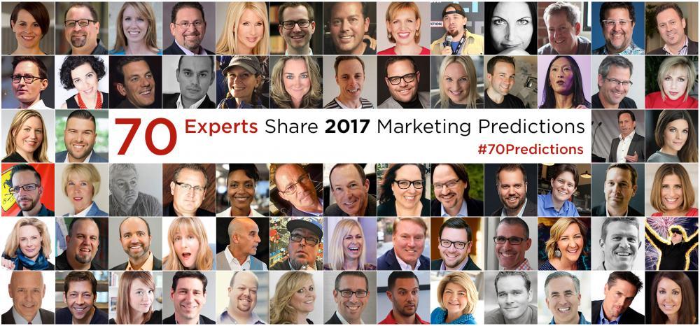 2017 Predictions in Social Media and Content Marketing