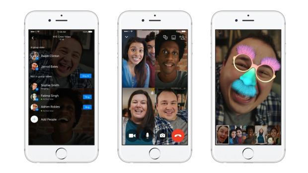 Facebook Messenger chimes in with group video chat