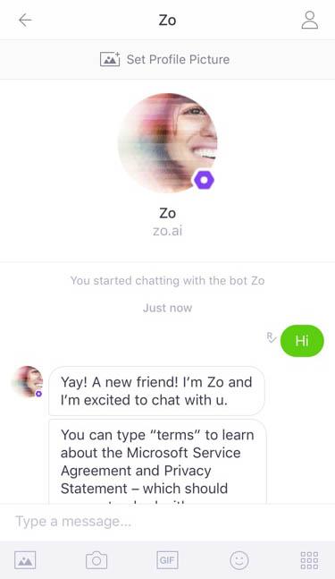 Microsoft’s New Chatbot Zo Won’t Talk Politics or Racism