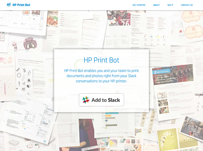 HP made a bot that lets you print directly from Slack conversations